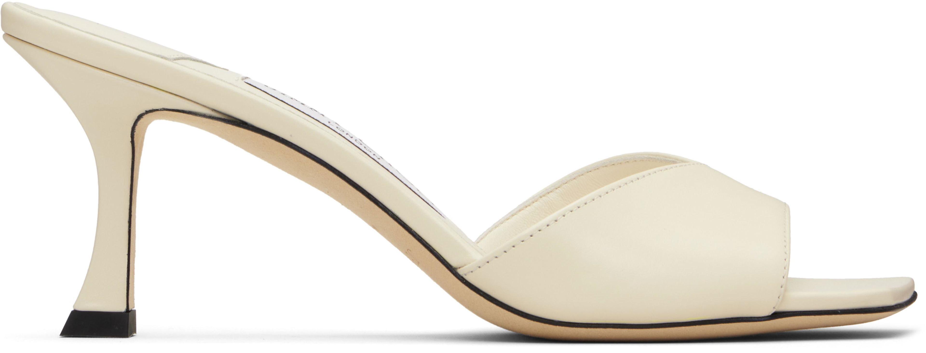 White Skye 70 Heeled Sandals by JIMMY CHOO