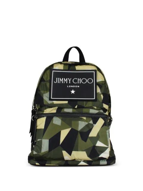 Wilmer camouflage printed backpack by JIMMY CHOO