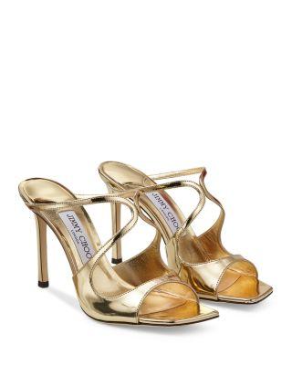 Women's Anise 95 Strappy High Heel Slide Sandals by JIMMY CHOO