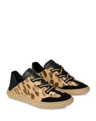 Women's Diamond Light Flex Calf Hair Sneakers by JIMMY CHOO