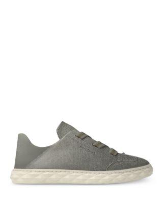 Women's Diamond Light Flex Denim Suede Sneakers by JIMMY CHOO