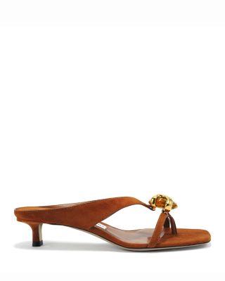 Women's Emeri Stone 35 Suede Sandals by JIMMY CHOO