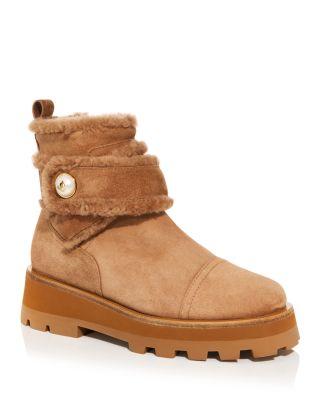Women's Meena Shearling Trim Booties by JIMMY CHOO