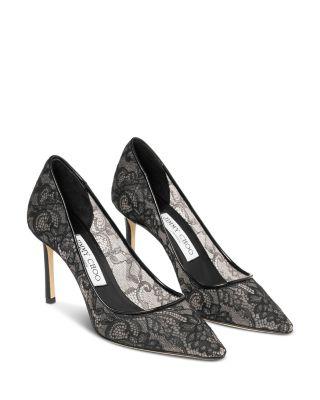 Women's Romy 85 Lace Pumps by JIMMY CHOO