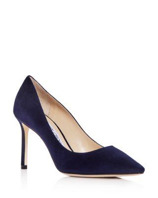 Women's Romy 85 Pointed-Toe Pumps by JIMMY CHOO