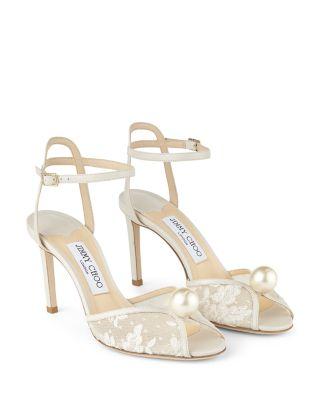 Women's Sacora 85 Ankle Strap High Heel Sandals by JIMMY CHOO