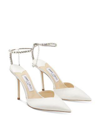 Women's Saeda 100 Embellished Pointed Toe Pumps by JIMMY CHOO
