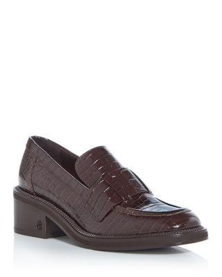 Women's Tylor 60 Croc Embossed Loafers by JIMMY CHOO
