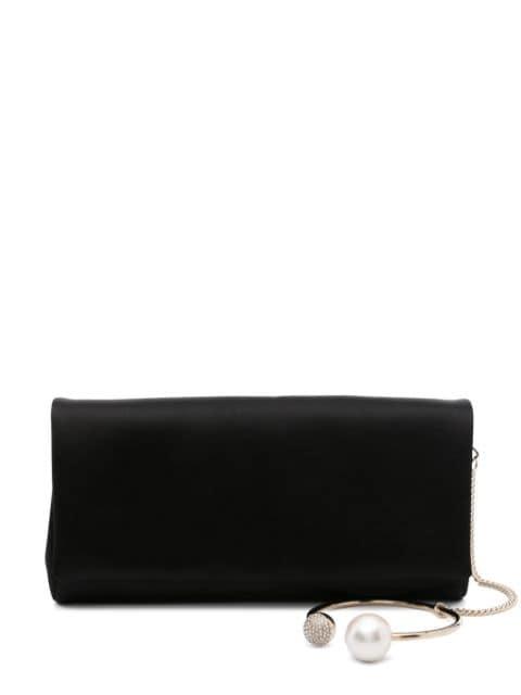 Xandra satin clutch bag by JIMMY CHOO