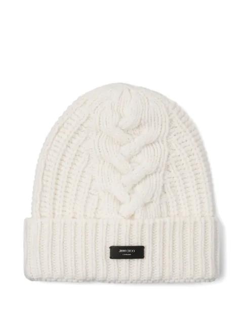 Yuki beanie hat by JIMMY CHOO