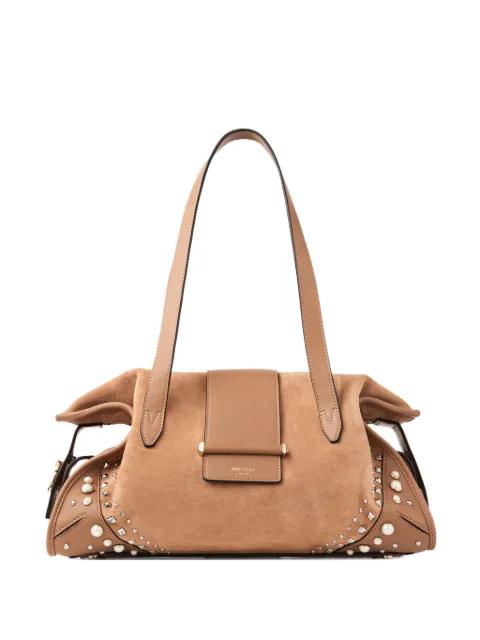 medium Bar studded suede holdall by JIMMY CHOO
