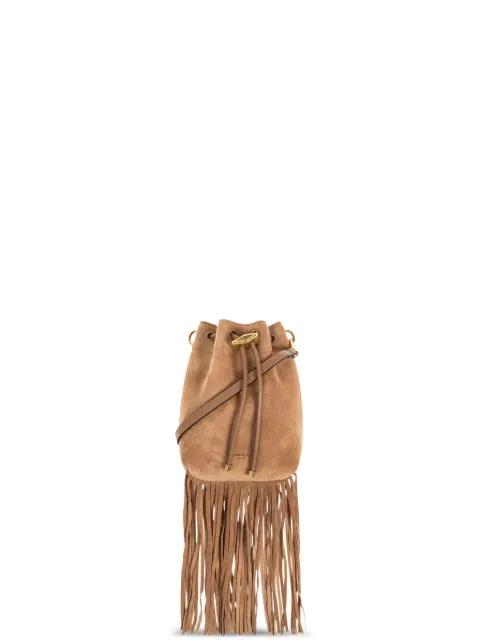 mini Bon Bon fringe bucket bag by JIMMY CHOO