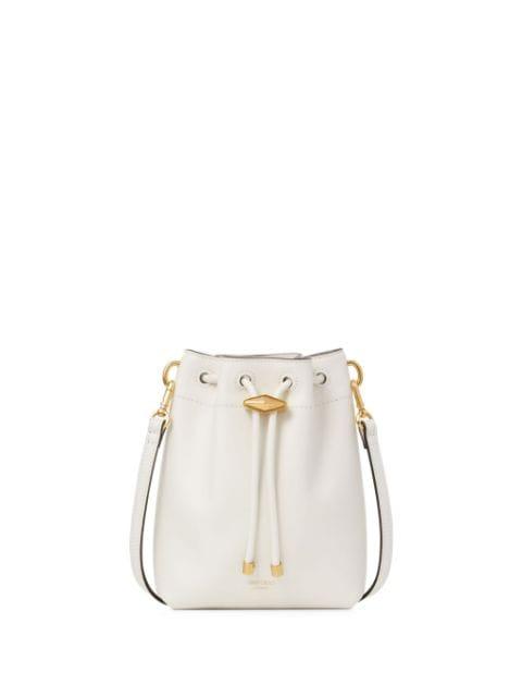 mini Cinch leather bucket bag by JIMMY CHOO