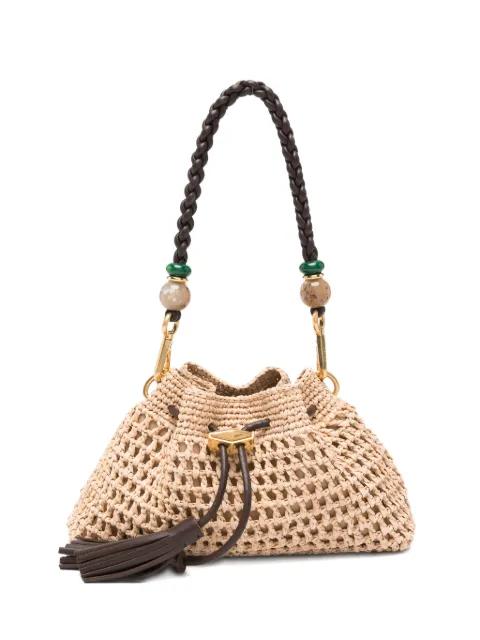 small Cinch tassel-detail tote bag by JIMMY CHOO