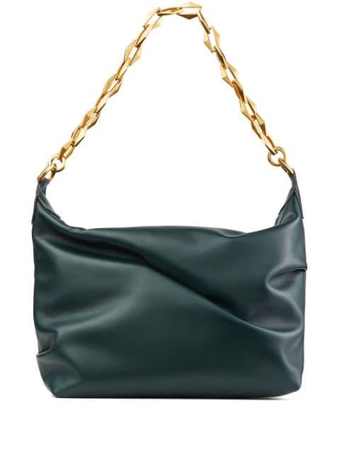 small Diamond Soft leather shoulder bag by JIMMY CHOO