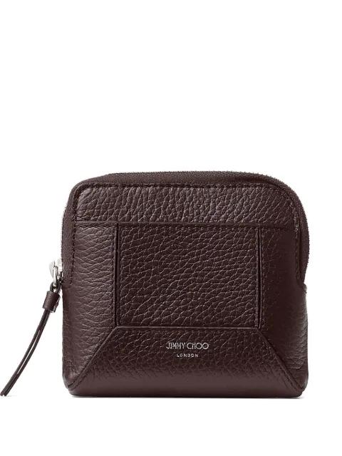 zip-top leather wallet by JIMMY CHOO