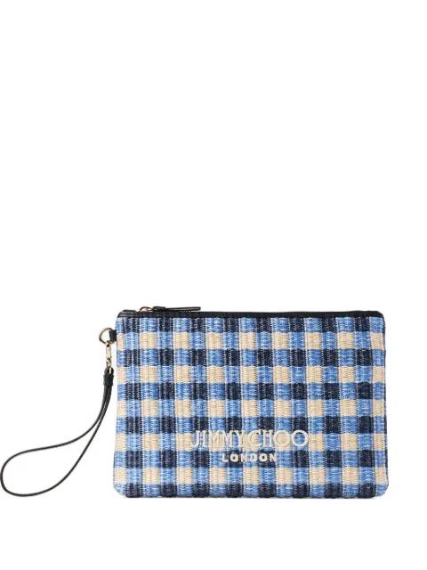 zipped flat pouch by JIMMY CHOO