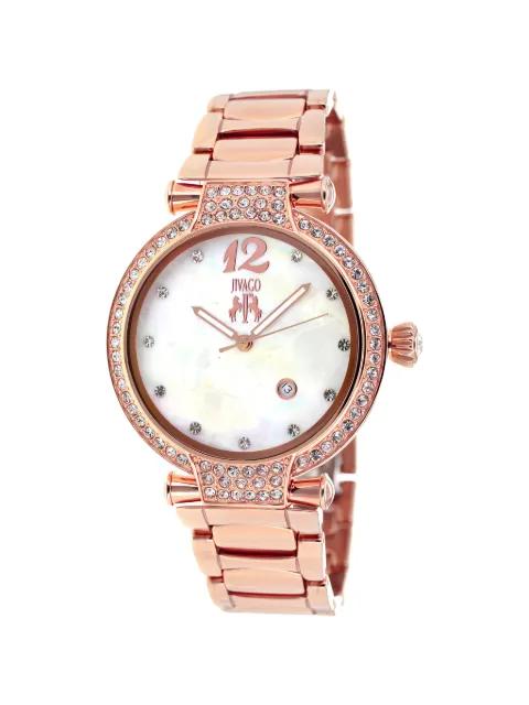 Bijoux crystal bezel 36mm watch by JIVAGO