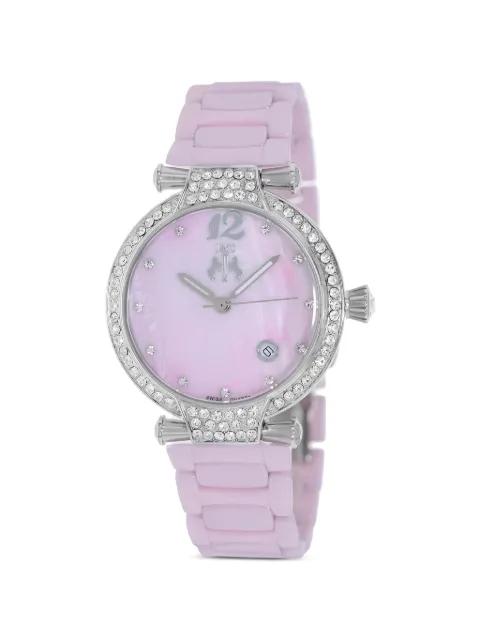 Bijoux crystal-embellished 36mm watch by JIVAGO