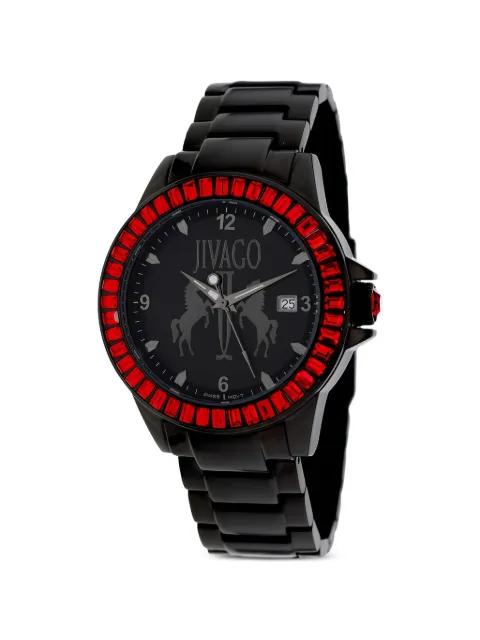 Folie crystal-embellished 42mm watch by JIVAGO