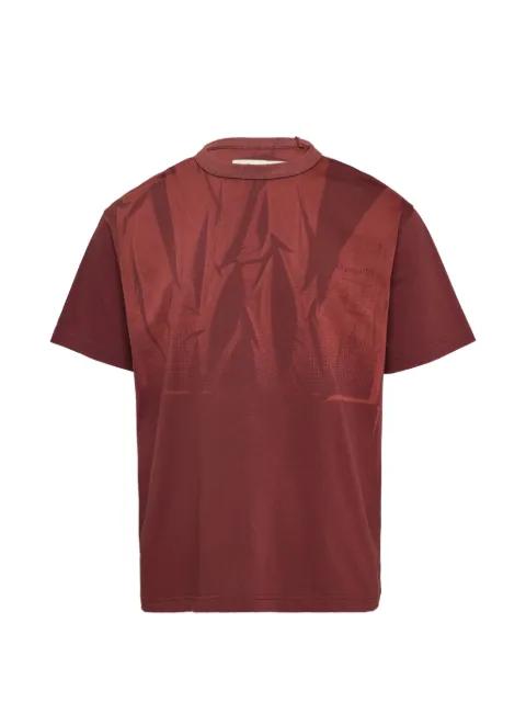 bleached-effect T-shirt by JIYONG KIM