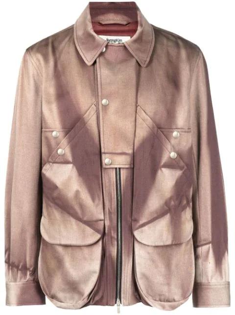 cargo-pocket jacket by JIYONG KIM