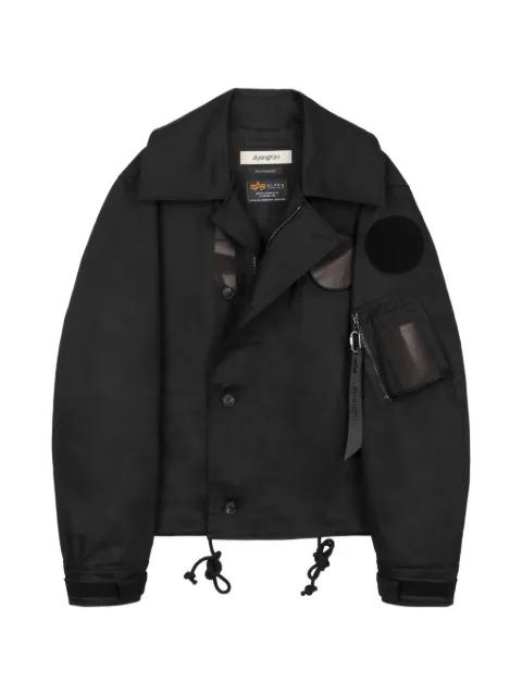 x Alpha Industries Sun-Bleached zip-fastening jacket by JIYONG KIM