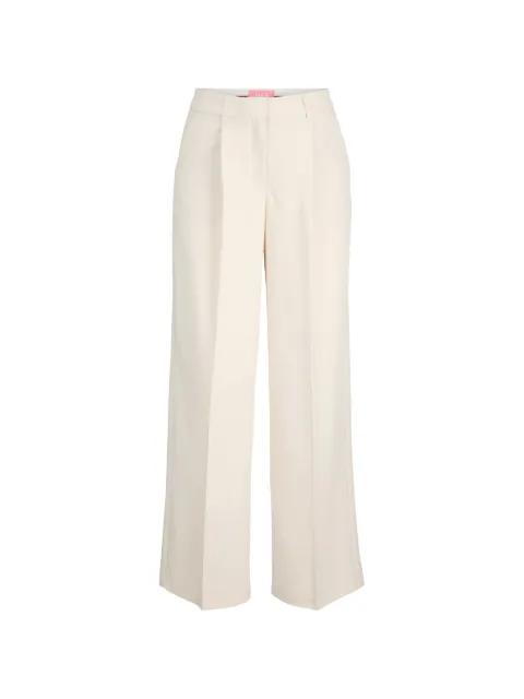 pleated wide-leg trousers by JJXX