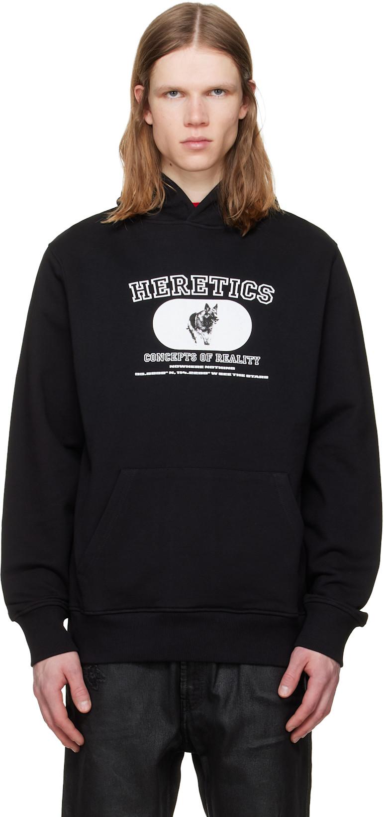 Black 'Concepts' Heretics Hoodie by JKEEFER