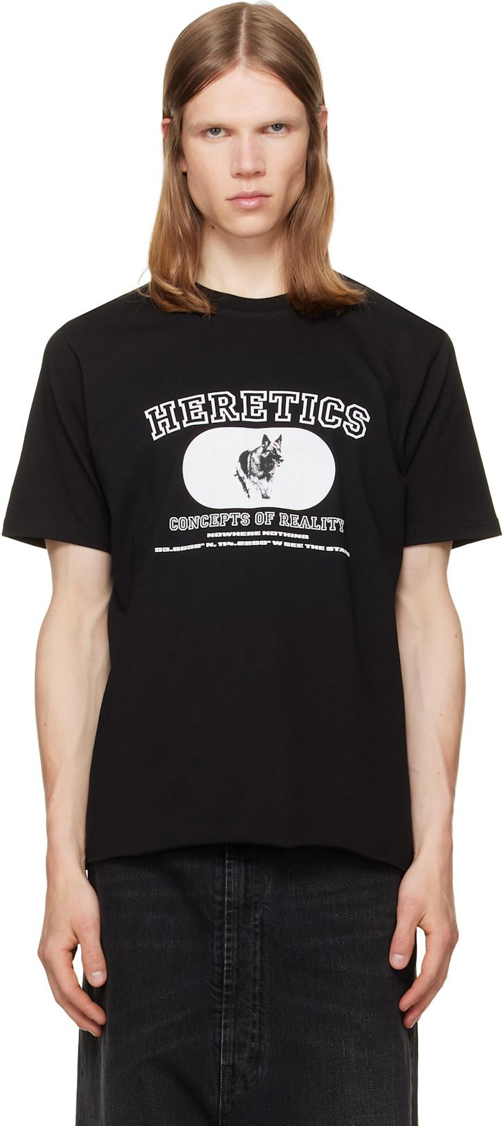 Black 'Concepts of Reality' T-shirt by JKEEFER