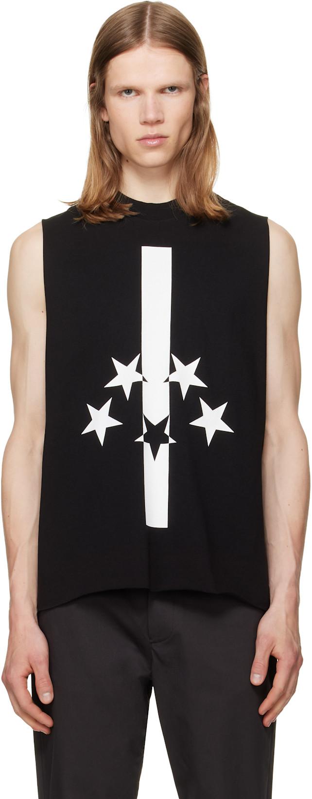 Black Flag Cut Sleeve Tank Top by JKEEFER
