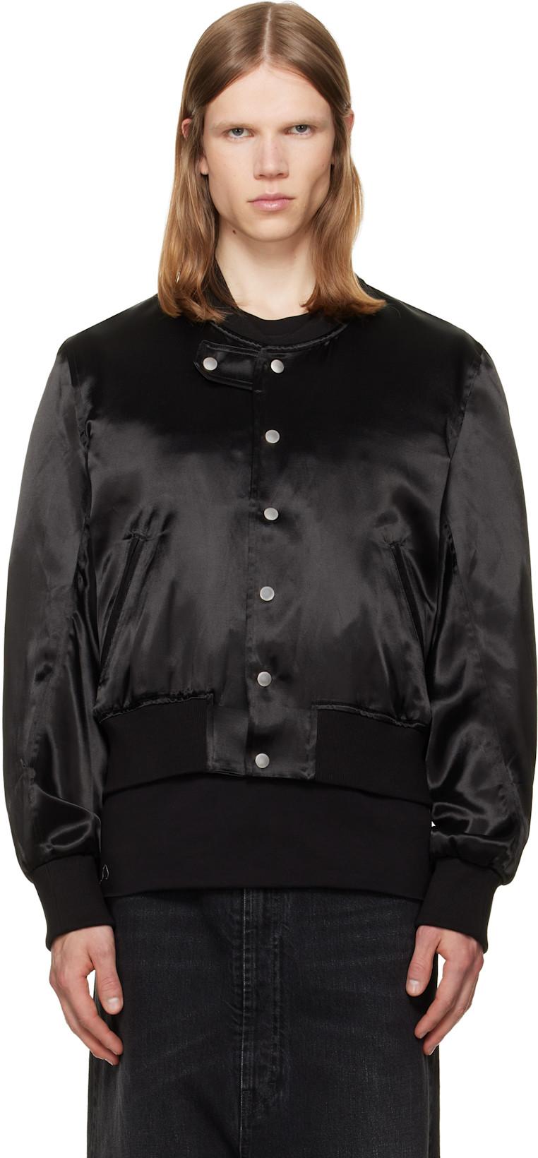 Black Hampton Varsity Jacket by JKEEFER