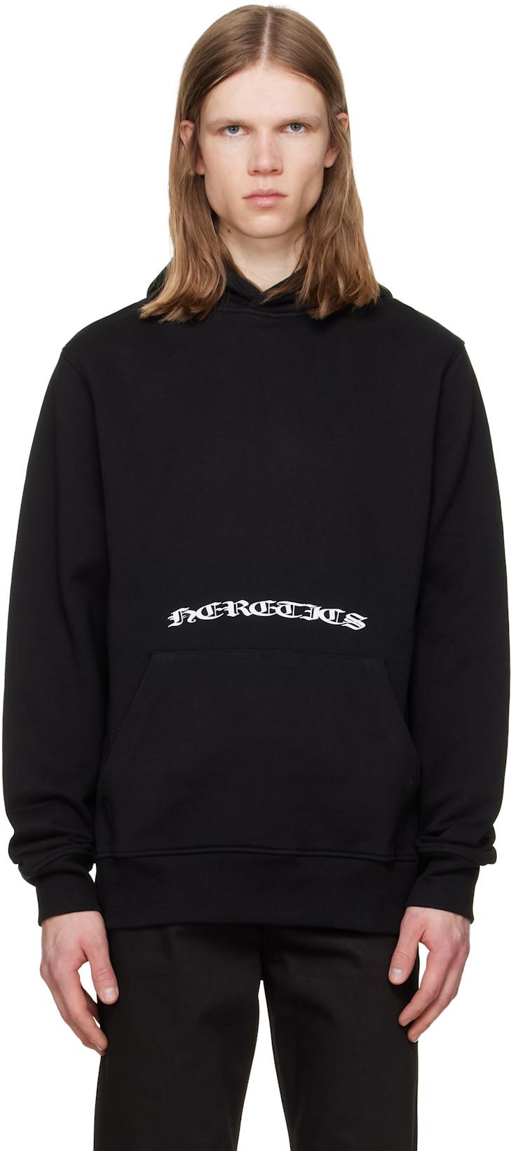 Black 'Heretics Flag' Hoodie by JKEEFER