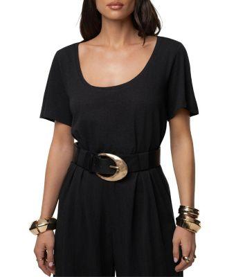 At Ease Scoop Top by JLUXLABEL