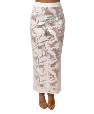 Bali Nights Embroidered  Skirt by JLUXLABEL