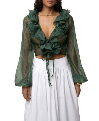 Delilah Ruffled Top by JLUXLABEL