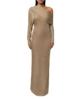 Drape and Shine Maxi Dress by JLUXLABEL