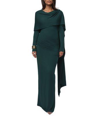 Glitz Asymmetric Maxi Dress by JLUXLABEL