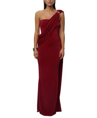 Golden Veil Maxi Dress by JLUXLABEL