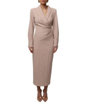 Manifest Blazer Midi Dress by JLUXLABEL