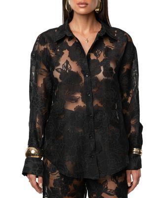 Organza Floral Blouse by JLUXLABEL