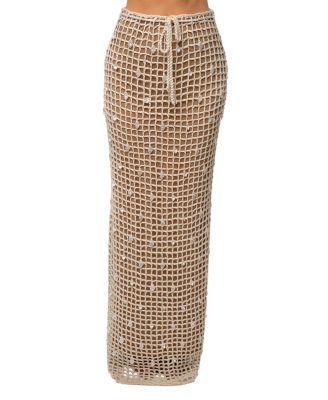 Pearl Shore Crochet Skirt by JLUXLABEL
