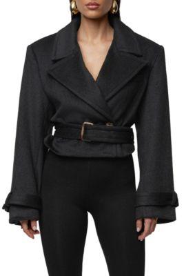 Sharp Presence Crop Jacket by JLUXLABEL