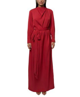 Victoria Satin Maxi Dress by JLUXLABEL