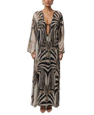 Zebra New Vista Maxi Dress by JLUXLABEL