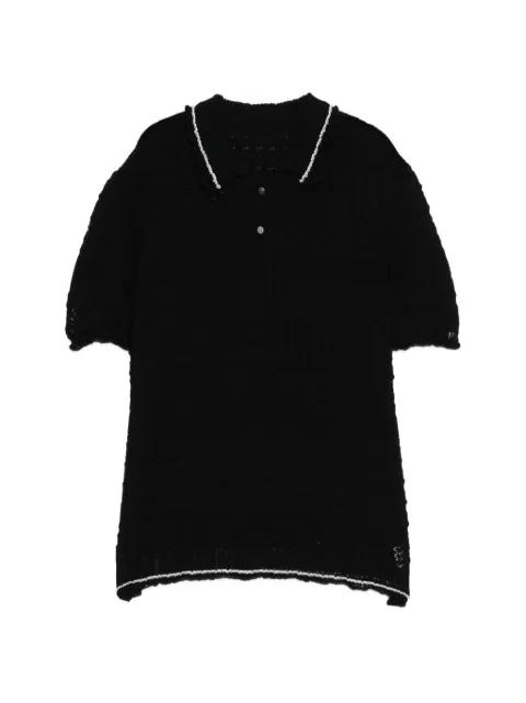 Artistic polo shirt by JNBY