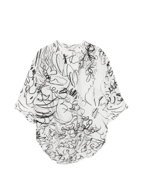 Botanical blouse by JNBY