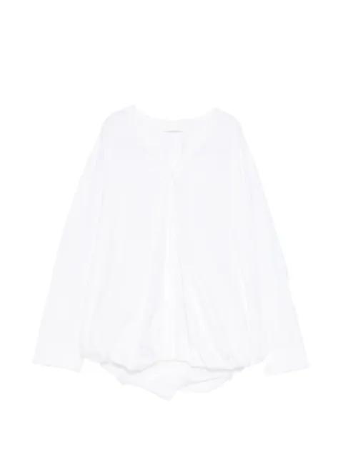 V-neck blouse by JNBY