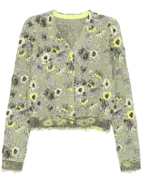 V-neck cardigan by JNBY