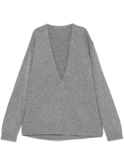 V-neck jumper by JNBY